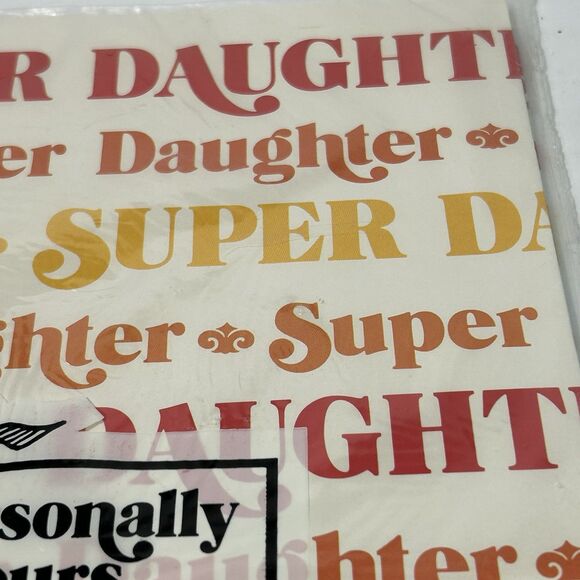 Vintage Personally Yours Gift Wrap Paper Super Daughter 2 Sheets 1982 Each 20X28 - Picture 3 of 6